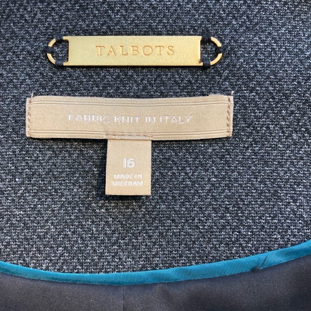 š„TalbotsāfabricāfromāItalyāzipĀ upājacket - Picture 8 of 8